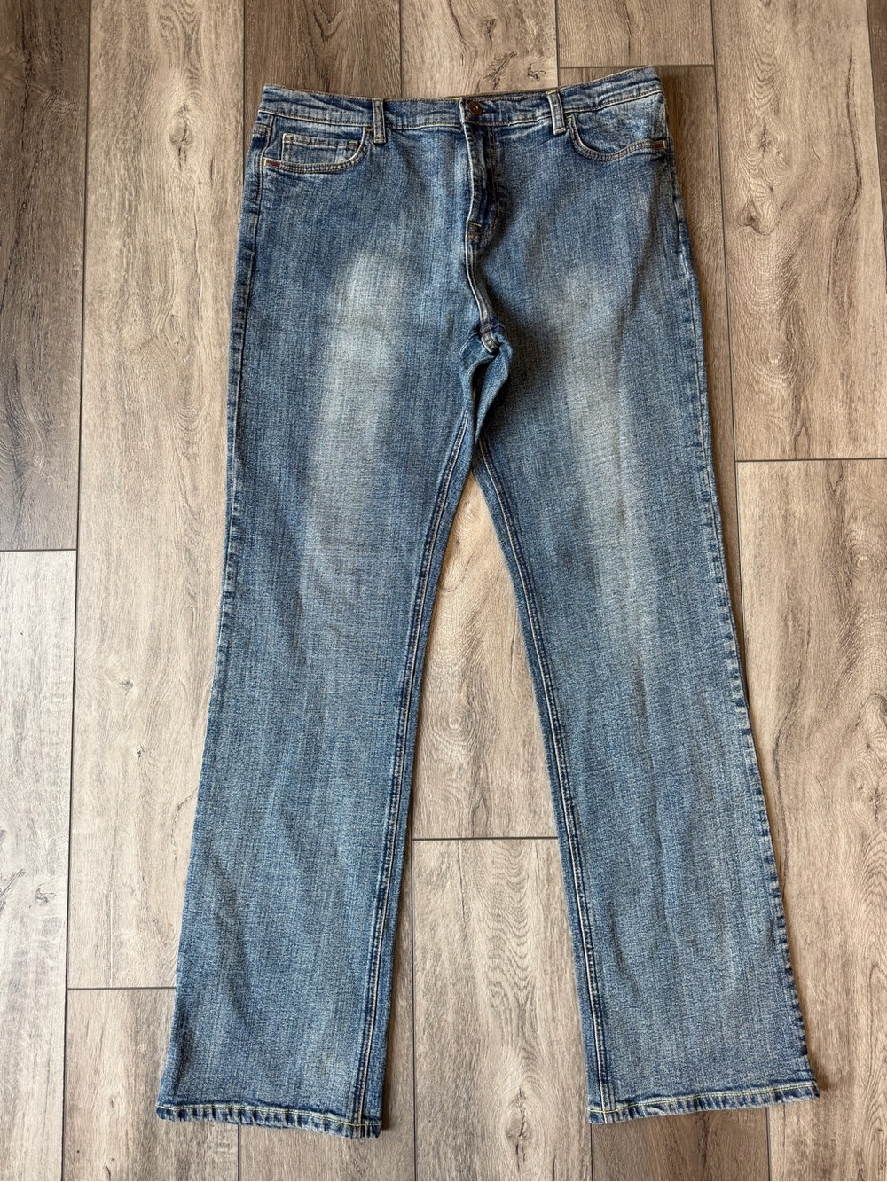 Phillipe Adec Vintage Luxury Classic Medium Wash Straight-Leg Jeans - Picture 2 of 11